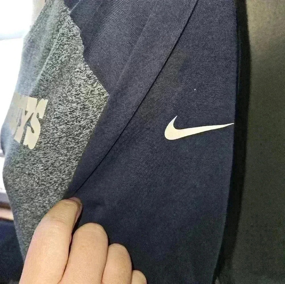 The Nike Tee Cowboys Womans Xl 3/4 Sleeve Shirt Size Xl - Picture 3 of 11